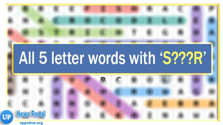 5 Letter Words Starting With S Ending With R